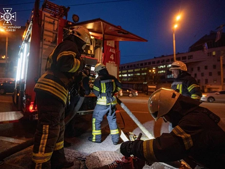 В МВС розповіли про наслідки збиття дрону у Києві 