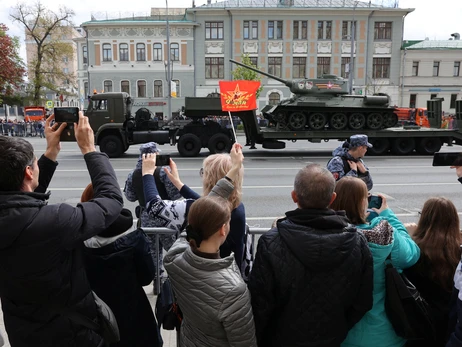 На параді у Москві показали єдиний танк - радянський Т-34