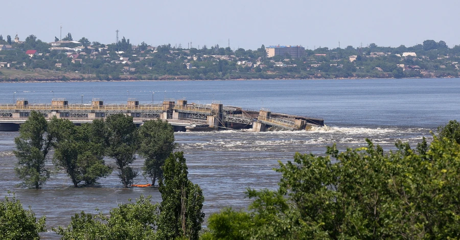 Из Каховского водохранилища вытекло более 72% воды