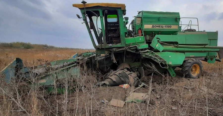 На Миколаївщині на вибухівці підірвався комбайн, є травмовані