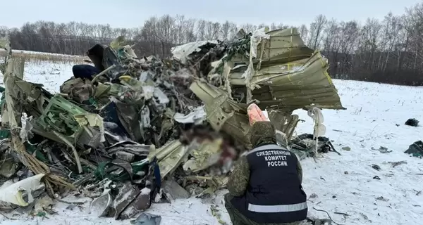 СБУ відкрила справу через падіння російського літака Іл-76 у Бєлгородській області