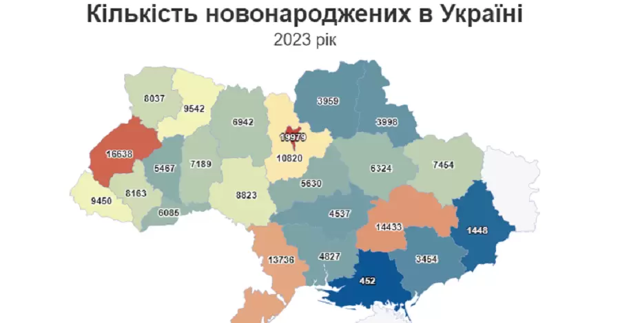 В 2023 году рождаемость в Украине упала почти на треть