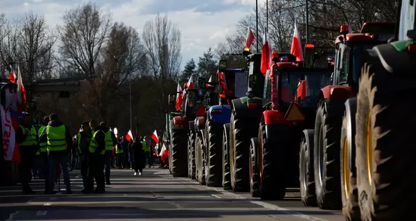 Польські фермери заблокували пункт пропуску на кордоні з Німеччиною