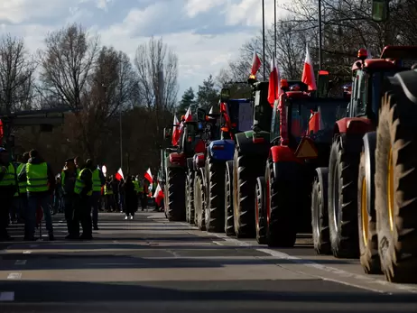 Польські фермери заблокували пункт пропуску на кордоні з Німеччиною