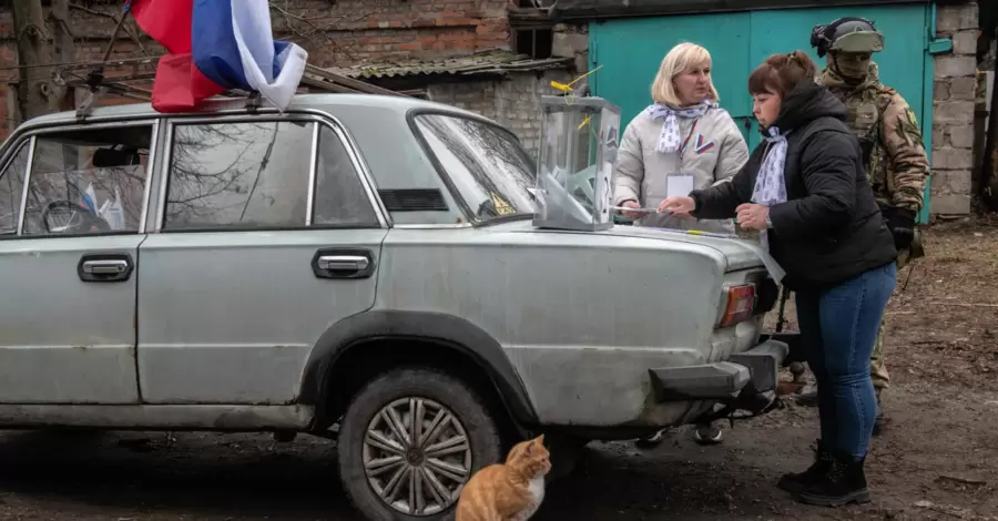 В России и на оккупированных украинских территориях начались псевдовыборы президента