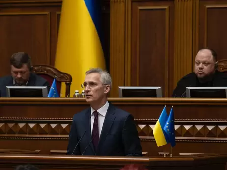 Столтенберг виступив у Верховній Раді та пообіцяв, що Україна буде членом Альянсу 
