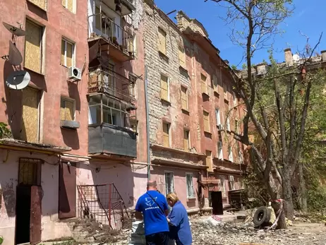 Россияне обстреляли пункт выдачи гуманитарной помощи на Херсонщине, есть травмированые
