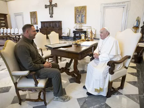Єрмак у Ватикані зустрівся з Папою Римським і розповів йому про Формулу миру 