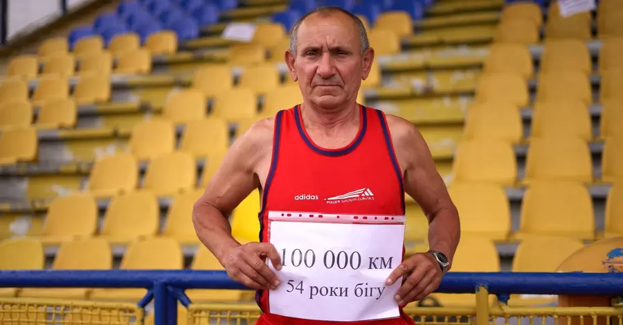 69-річний вчитель за 54 роки пробіг 100 тисяч кілометрів: «Бігати ніколи не пізно»