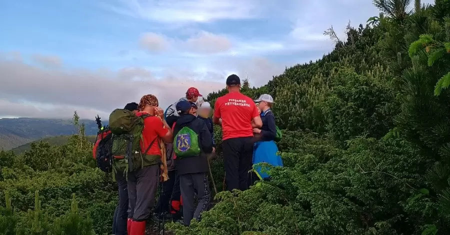 В Ивано-Франковской области семеро детей заблудились в горах