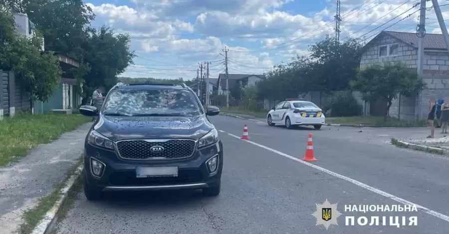 У Бучі невідомий підірвав гранату через відмову водія везти його до кордону