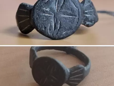 Во время обработки земли на Волыни нашли древнерусское бронзовое кольцо