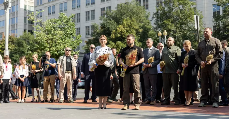 Володимир та Олена Зеленські прибули до Вашингтона, де відбудеться саміт НАТО