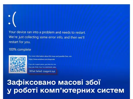 У Держспецзв’язку порадили, що робити зі збоєм  Microsoft Windows