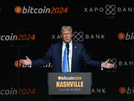 После выступления Трампа на Bitcoin 2024 резко обвалился биткоин