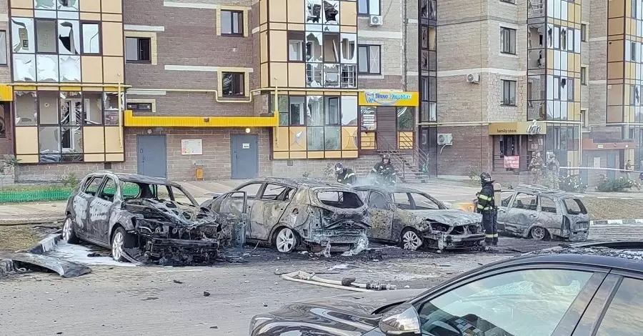 В результате ударов БПЛА в Белгороде повреждены жилые дома, детсад и автомобили