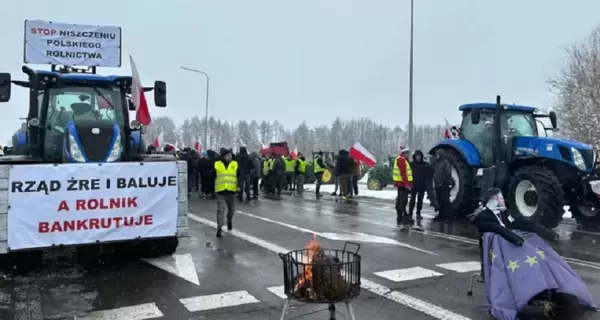 В Мадриде фермеры устроили митинг, на котором протестовали против импорта украинского зерна