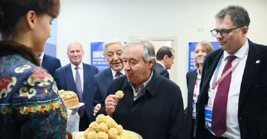 В ООН розповіли, що Гутерреш сказав Путіну під час зустрічі на БРІКС