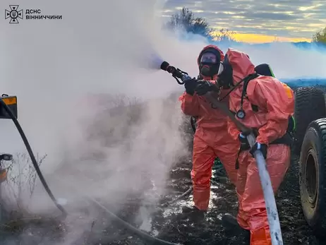 На Вінниччині стався витік аміаку - рятувальники вжили невідкладних заходів 