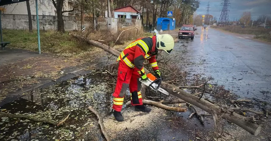 Рятувальники ліквідовують наслідки негоди у двох областях