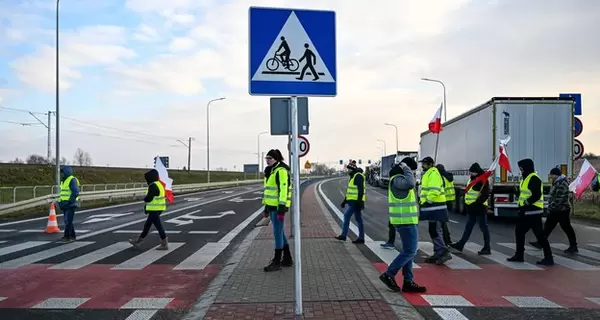 В Польше начались новые протесты на границе с Украиной 