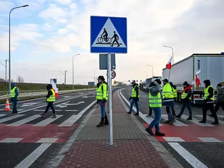 В Польше начались новые протесты на границе с Украиной 