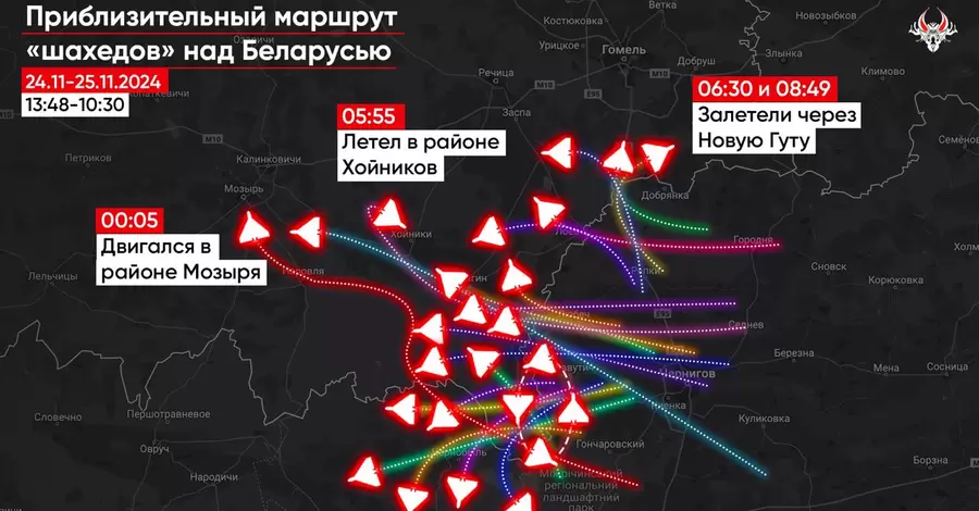 За сутки на территорию Беларуси залетели рекордные 38 