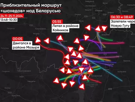 За сутки на территорию Беларуси залетели рекордные 38 