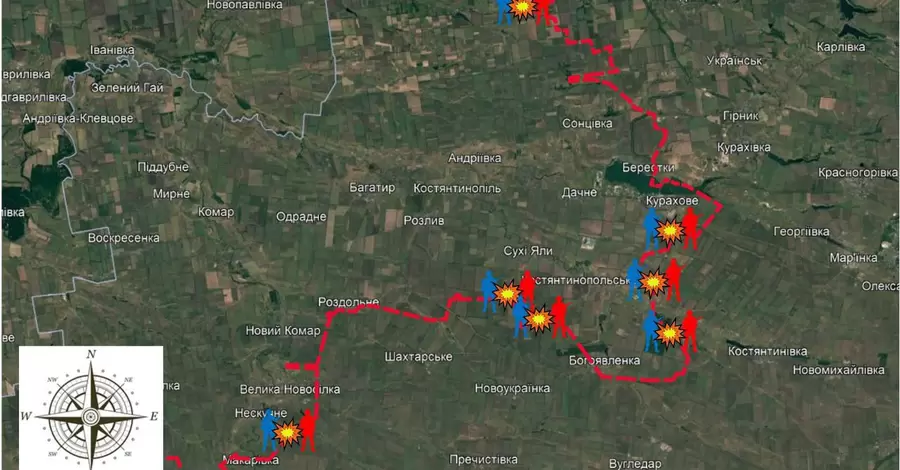 Украинские военные подтвердили, что оставили ряд позиций в Донецкой области 