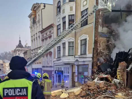 В Польше произошел взрыв в историческом доме, здание обрушилось