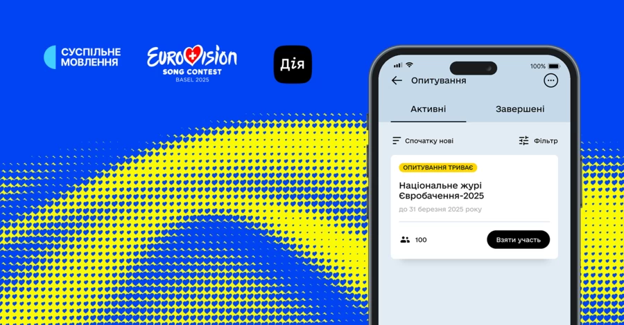 В "Дії" предлагают выбрать состав украинского жюри на Евровидении-2025, есть девять кандидатов