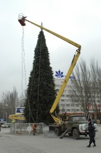 В Донецке будут экономить на елках  