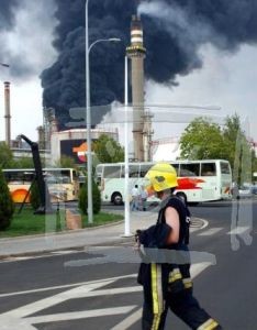 На металлургическом заводе случился пожар  