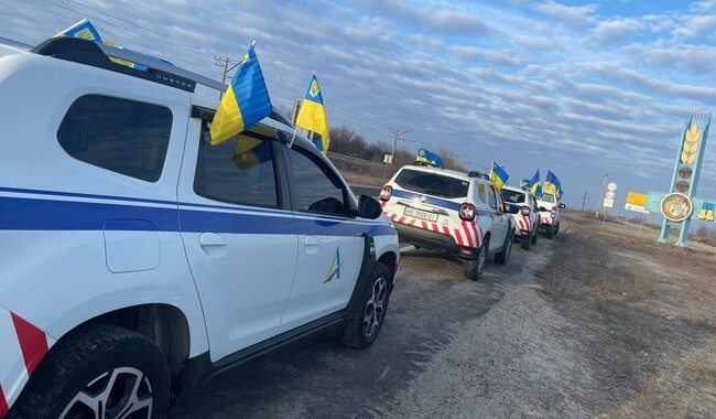 Автопробіг на честь відзначення Дня єдності. Фото: пресс-служба